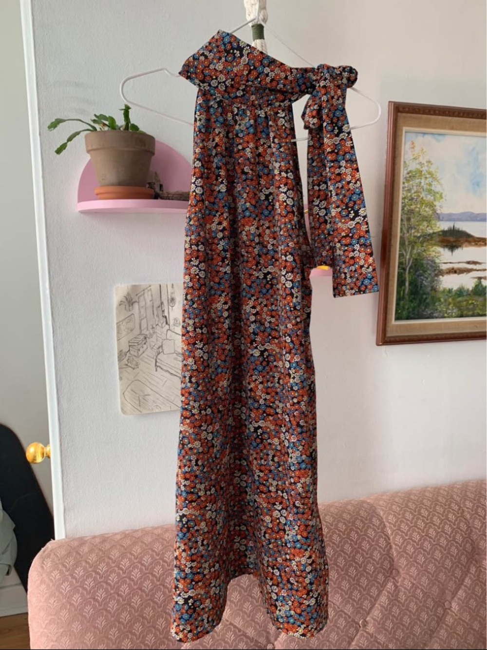 Zara Floral Halter dress